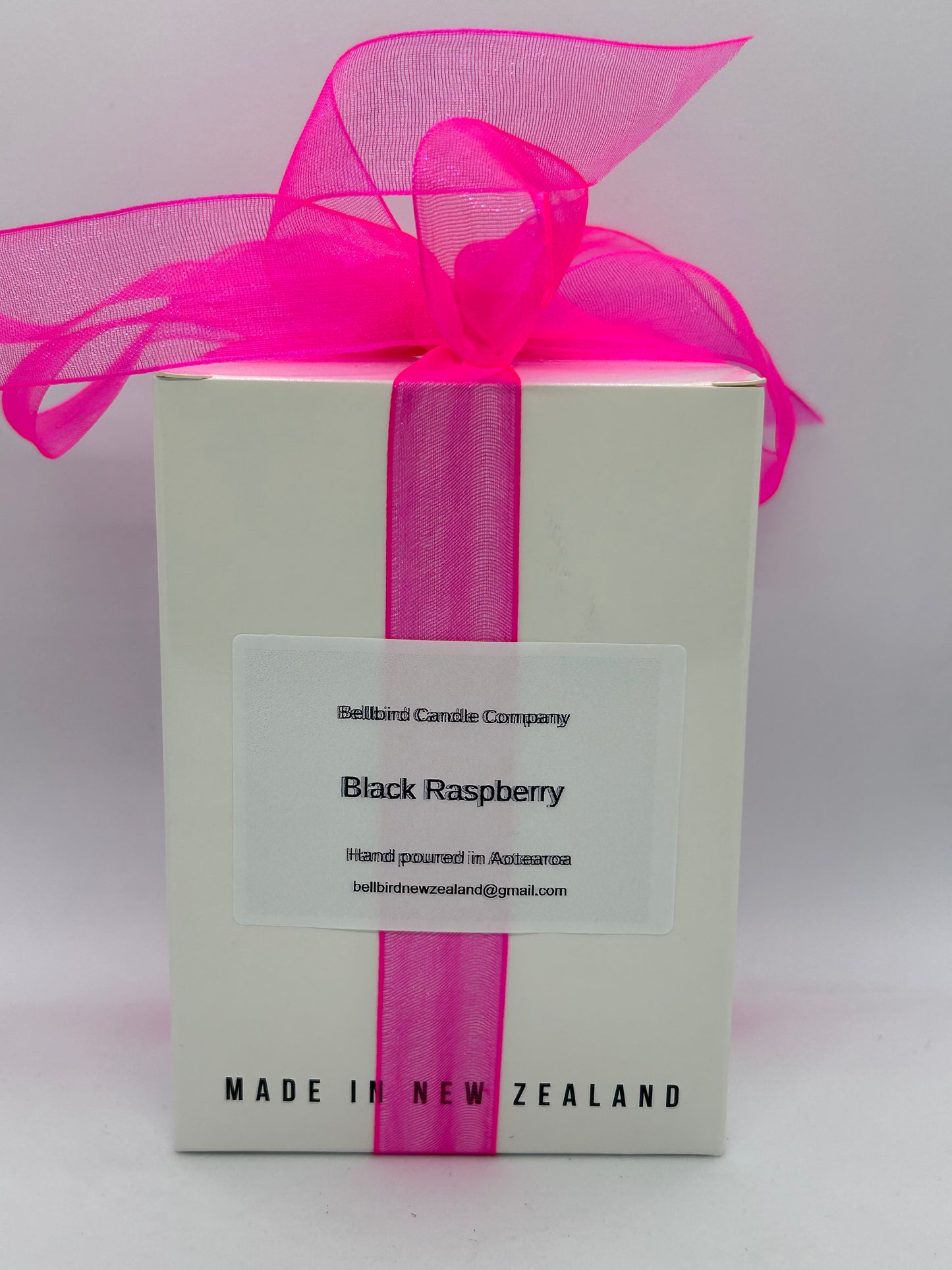 BLACK RASPBERRY  Gift boxed  Soy Candle